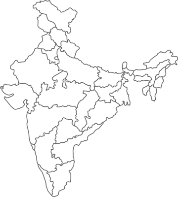 India Map with Distributors